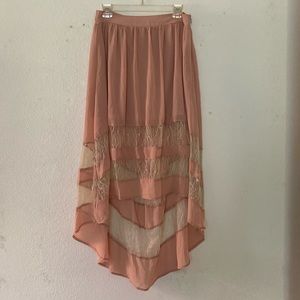 5 FOR $30 DEAL //  High Low Lacy Skirt
